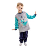 Pijama Infantil Inverno Fleece Meninos 