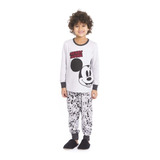 Pijama Inverno Infantil Masculino Mickey Algodão - 27030008