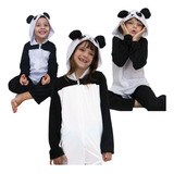 Pijama Panda Kigurumi Macacão Infantil Promoção Envio Rapido