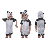 Pijama Urso Panda Kigurumi Macacão Infantil Promoção