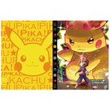 Pikachu Álbum Grande Oficial Pokémon - Pasta Porta Cartas 