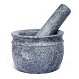 Pilão De Pedra Sabão Almofariz Liso Leônidas Luxo