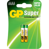 Pilha Aaaa Gp Super Alkaline 25a Cilíndrica