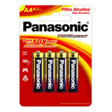 Pilha Alcalina Aa C/4un Panasonic