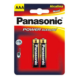 Pilha Alcalina Aaa C/2un Panasonic