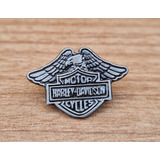 Pin, Broche, Botton Harley Davidson Logotipo Com Águia 