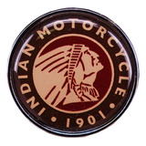 Pin Boton Broche Acessórios Vintage Motociclista Indian