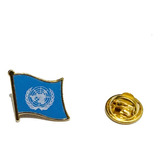 Pin Da Bandeira Da Organização Das Nações Unidas Onu