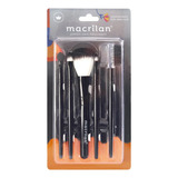 Pincel Para Maquiagem - Kit Com 5 Pincéis Macrilan Original