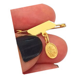 Pingente Alfinete E Pingente São Judas Tadeu Em Ouro 18k