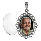 Pingente Fotos Relicario Medalha Buque De Noiva Envio Full