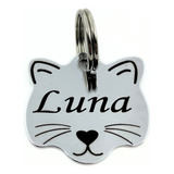 Pingente Placa Para Cachorro Gato Nome E Telefone Gravado