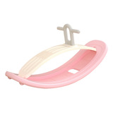 Pink Toddler Rocker Board Kids Rocking Horse Seesaw Balance