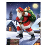 Pintura Diamante 5d Magico Mosaico Papai Noel Natal Strass