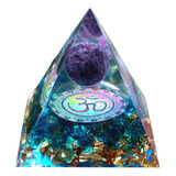 Pirâmide Cristal Gerador De Energia Relaxamento De Estresse