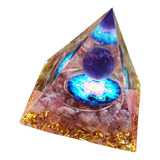 Pirâmide De Cristal Ametista De 6 Cm Pedra Preciosa Para