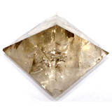 Pirâmide Pedra Cristal Quartzo Fumê Ótima Qualidade 4cm 42g