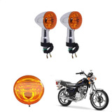 Pisca Seta Gvs Suzuki Intruder Kansas Laranja Traseiro Par