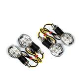 Pisca Seta Led Mini Oval Moto Universal Redondo