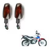 Pisca Seta Moto Nx4 Falcon 400 Ambar Par Promoção Barato