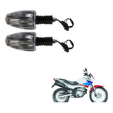 Pisca Seta Moto Nx4 Falcon 400 Cristal Par Promoção Barato