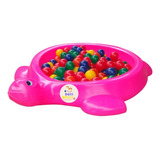 Piscina De Bolinha, Areia E Agua Tartaruga Infantil Rosa