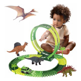 Pista Carrinho Dinossauro Looping Radical Som Luz 92 Peças Atentu