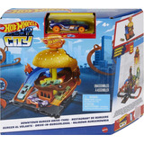Pista Hot Wheels Playset City Loja De Hambúrguer - Mattel