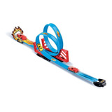 Pista Looping 360 Lançador Carrinho Tipo Hotwheels 14 Pçs Cor Colorido