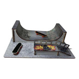 Pista Rampa Skate De Dedo Ilustrada Finger Board Corrimão