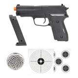 Pistola Airsoft Vigor Vg P226 2124 Mola 6mm Spring + Brindes