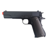 Pistola De Airsoft Gbb 1911 A1 Blowback System Kwa Black