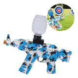 Pistola De Bola De Gel Elétrica Automática Toy Blue