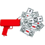 Pistola De Dinheiro - Money Gun - Pronta Entrega No Brasil