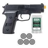 Pistola De Pressão Rossi Airsoft Vg P226 2124 Mola 6mm