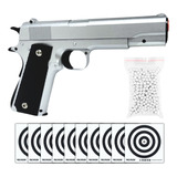 Pistola Pressão 1911 6mm Spring Full Metal Rossi Original 