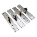 Pivotante Dobradiça Porta 600kg Com Rolamento Suporte Inox