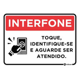 Placa - Interfone 25x18cm Ps1mm