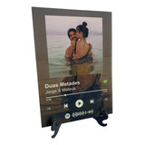 Placa / Quadro Interativo Spotify Personalizado - Decorativo