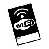 Placa Aviso Cliente Wifi Senha Usar Internet Rede Sem Fio Ps