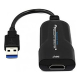 Placa Captura Vídeo Áudio Hdmi Usb 3.0 Live Câmera Ps4 Xbox