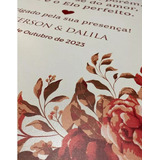 Placa Casamento Bem-vindo Recepção Personalizada Festa Foto