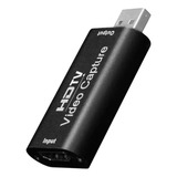 Placa De Captura Vídeo 4k Hdmi X Usb 3.0 Para Câmeras Ps4