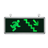Placa De Led Escada De Emergência À Direita Un-01 220v Unik