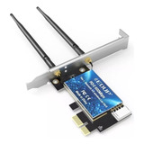 Placa De Rede Pci Wi-fi Dual Band 2.4g/5ghz Bluetooth 4.0 Pc