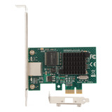 Placa De Rede Pcie Nic Pci Express X1 Plug De Porta Única E