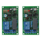 Placa De Relé 2x 220v, Alimentação, Atraso, Módulo De Circui