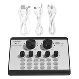 Placa De Som Mini Card Audio Mixer V17 Sound Live Mixer Soun