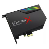 Placa De Som Pci-e Sound Blaster Rgb X Pro Gaming Ae-5 Plus 