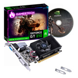 Placa De Vídeo Nvidia Gamertech Geforce Gt 210 64 Bits 1gb